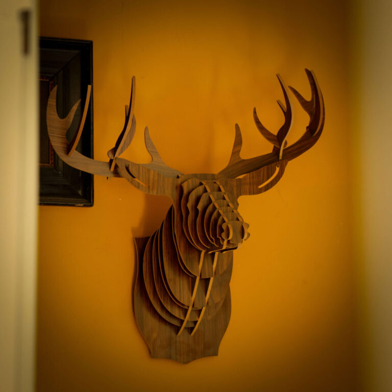 Reindeer head large 0599